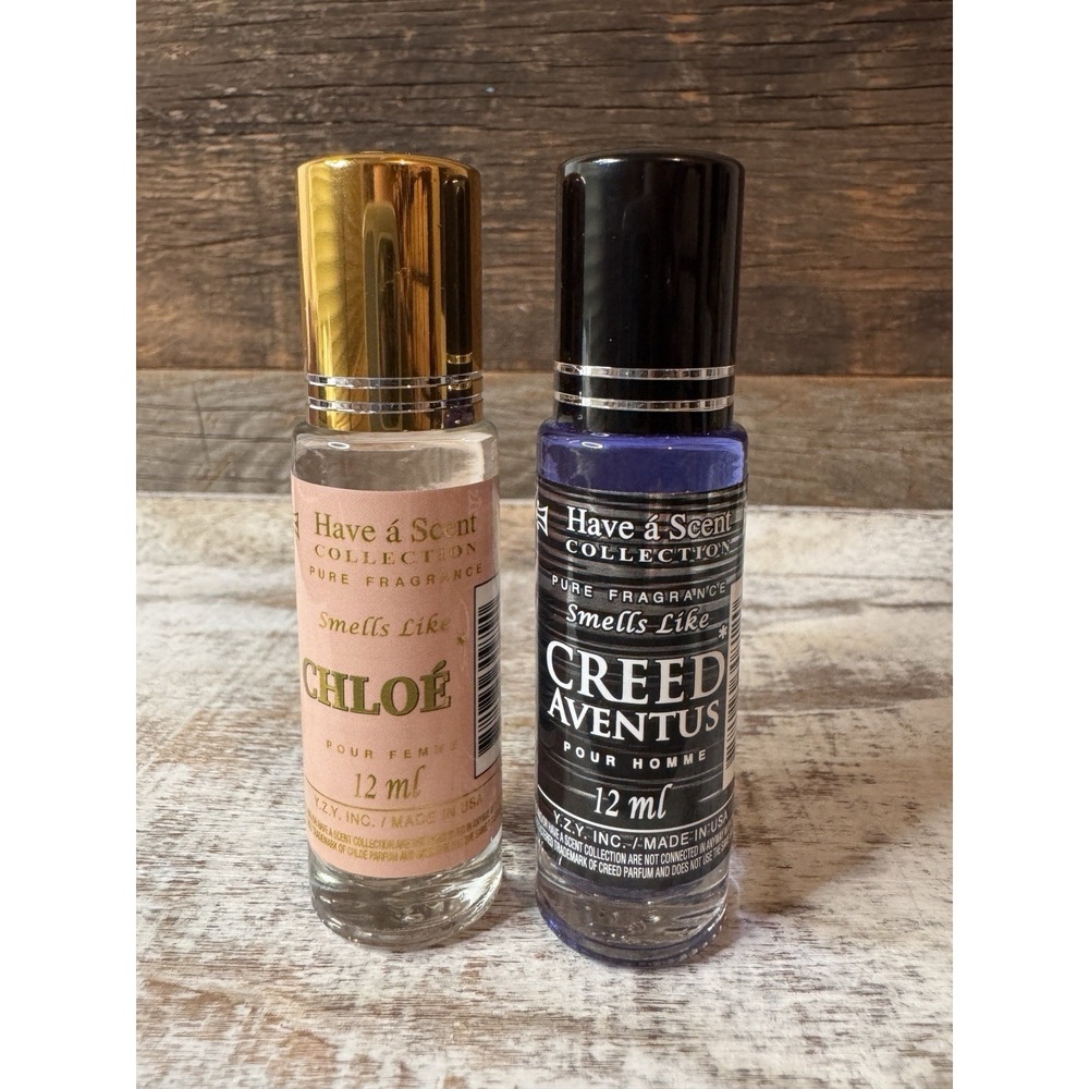 Set of 2 Roll-On Perfume‎ Oils 12 ml Each – Floral & Fresh Profiles